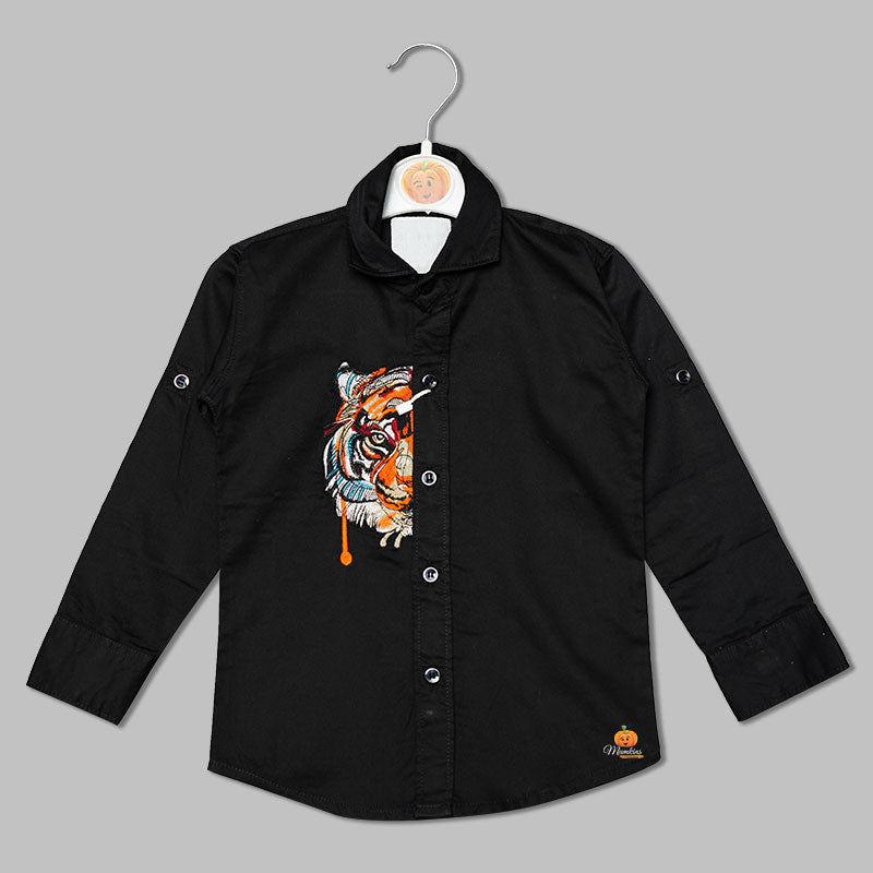 Tiger print deals shirt for boys