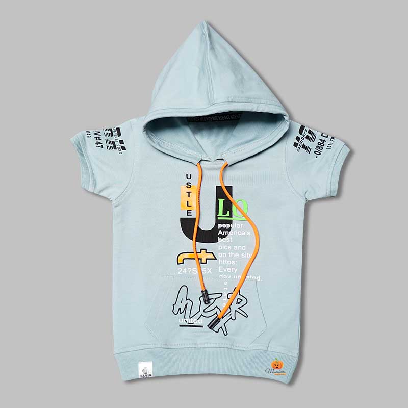 Hooded t shirt kids hot sale