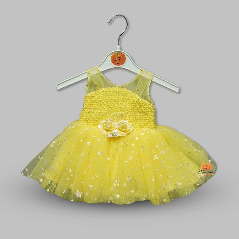 Child net frock store design