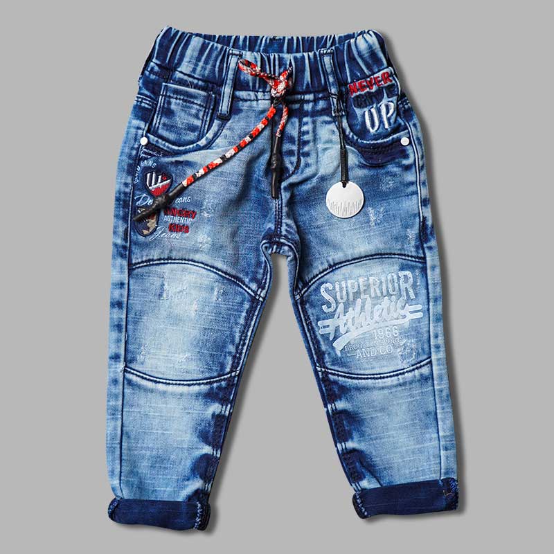 Boys elastic waist deals jeans