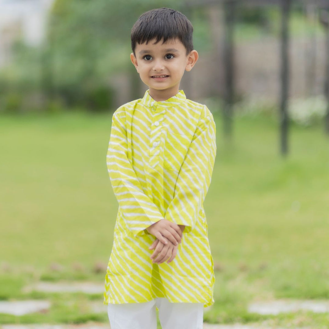 Lahariya Print Kurta Pajama for Boys