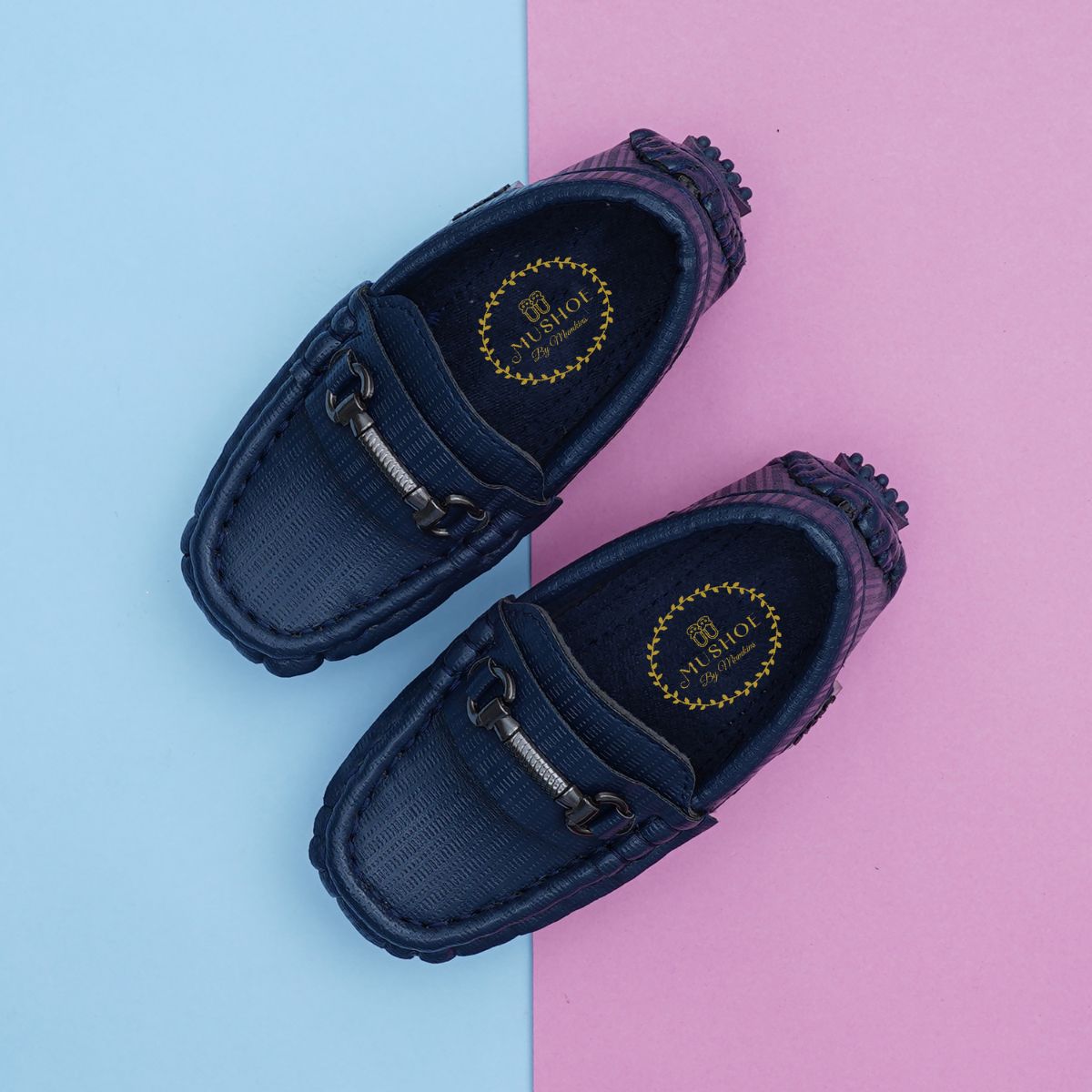 Navy hot sale boys loafers