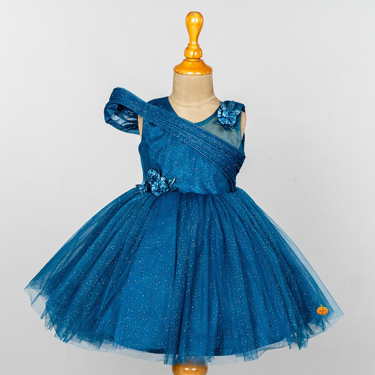 Blue hotsell net frock