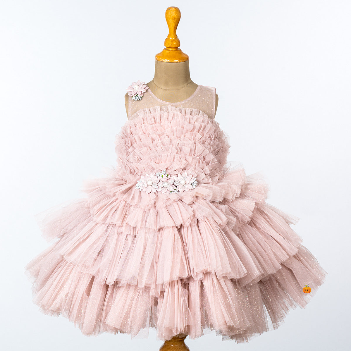 Onion Layered Frill Frock for Girls