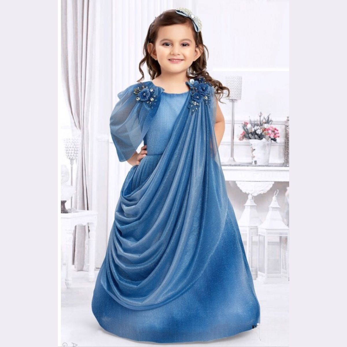 Buy Anneca FASHION Girl Fit and Flare Dress/Baby Dress/Kids Girl Dress_2-6  Year (Airforce, 2-3 Years) at Amazon.in