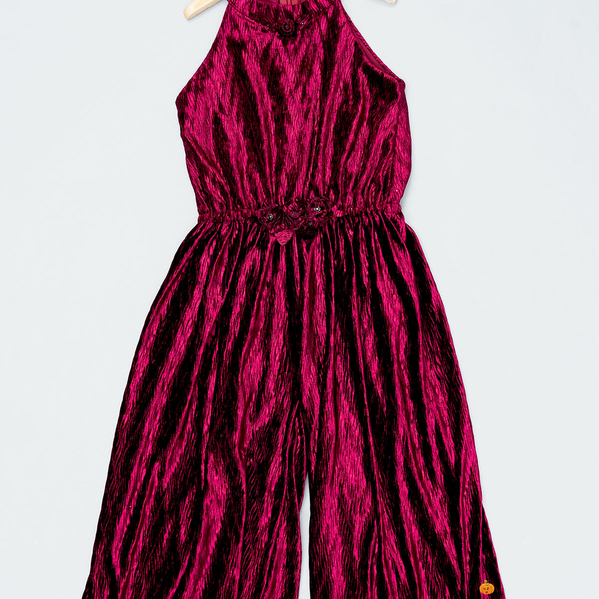 Girls 2024 velvet jumpsuit