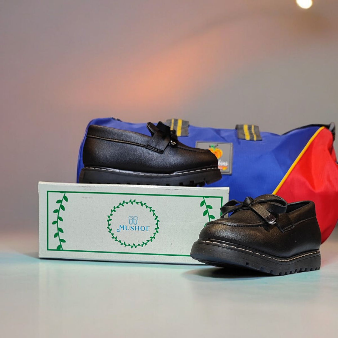 Black Boys Loafer Shoes