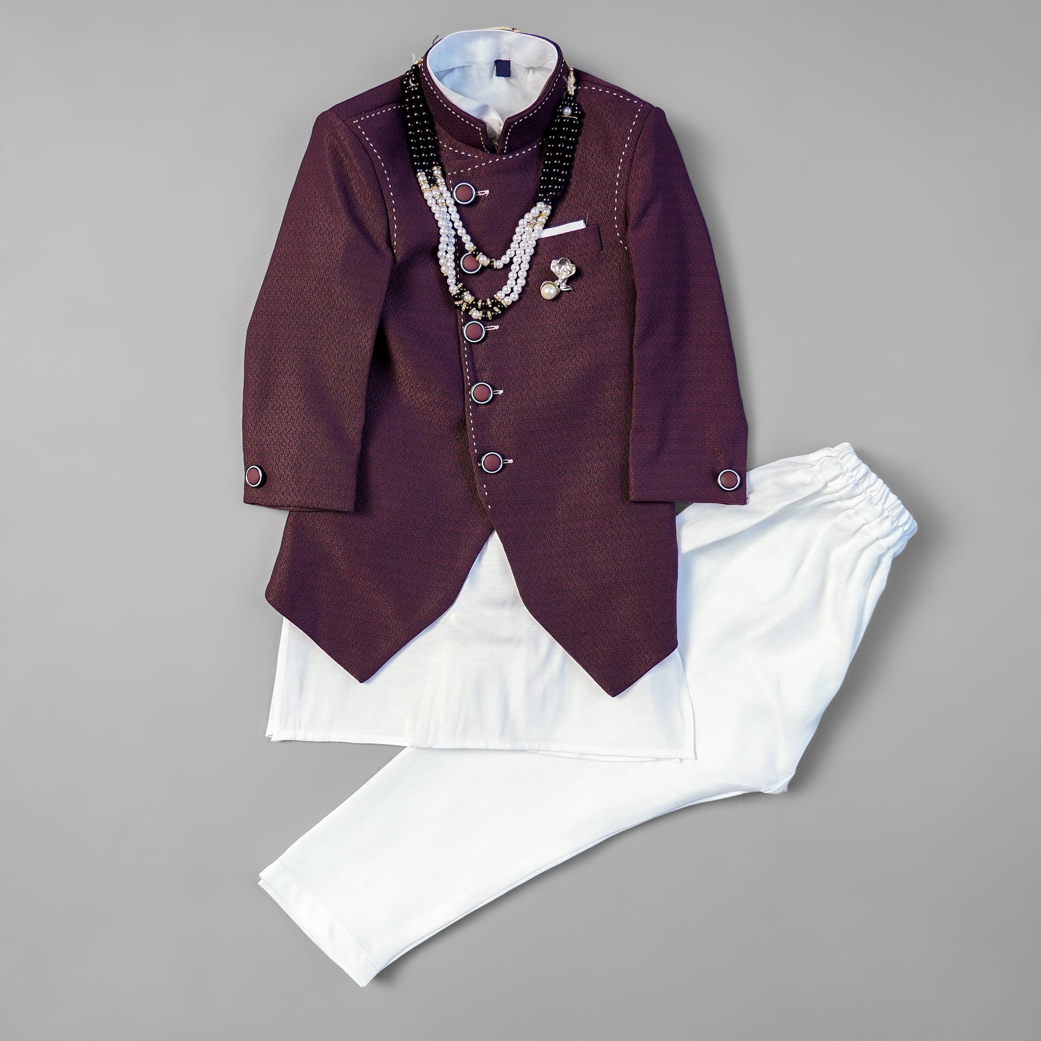 Basic Blue Cotton Laycra Denim Designer Full Shirt For Boys – Cord of Love
