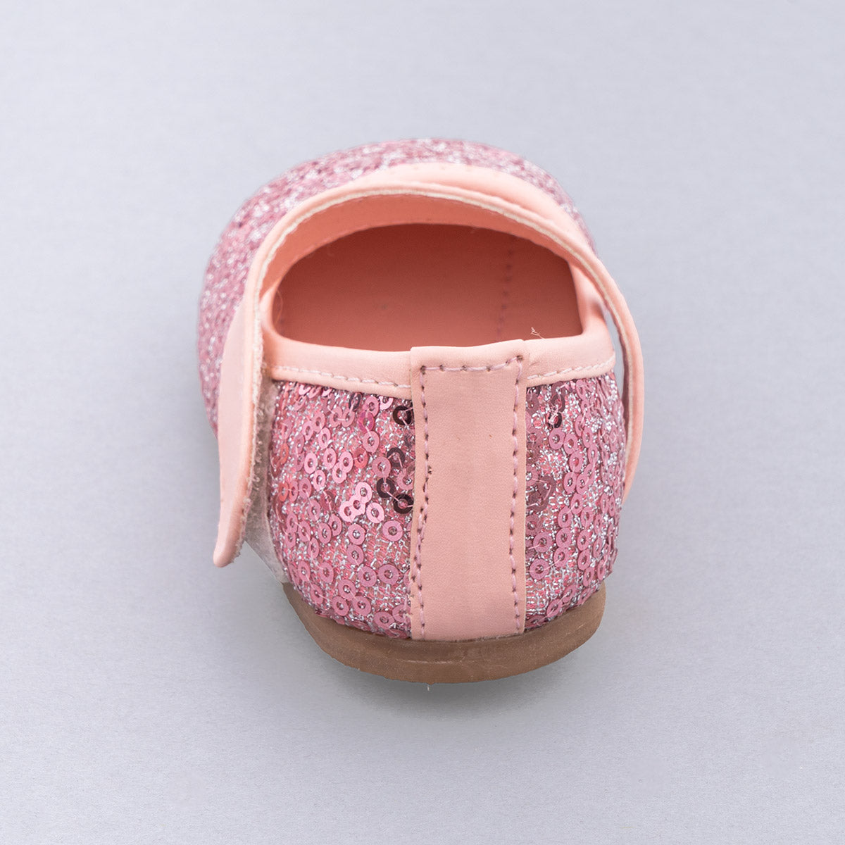 Pink glitter ballet online flats