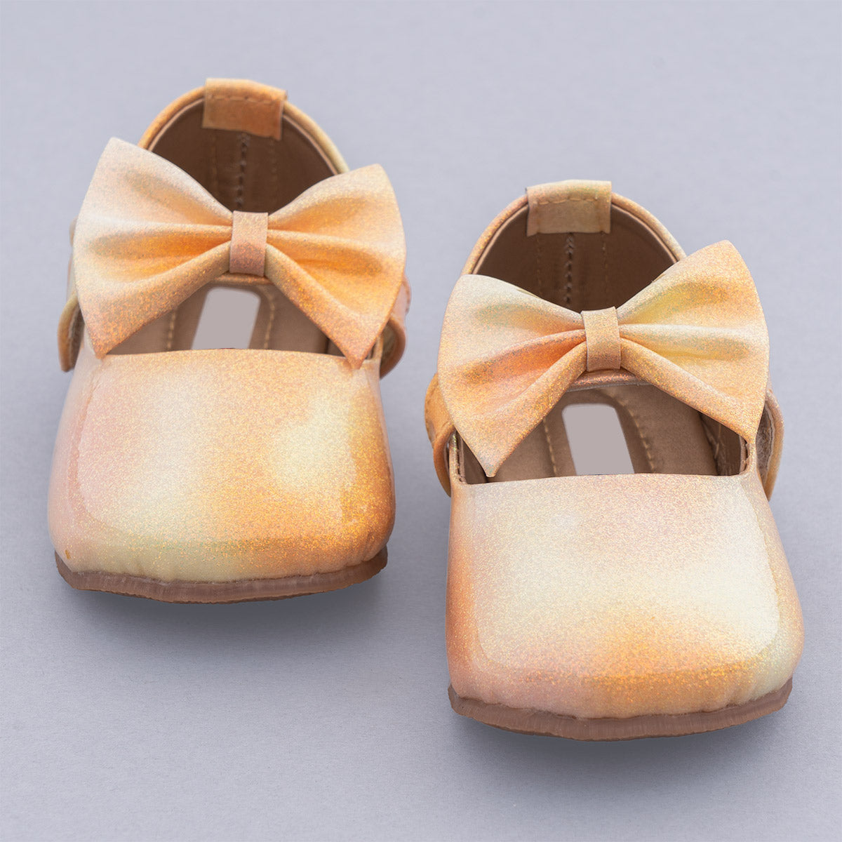 Golden booties cheap for baby girl