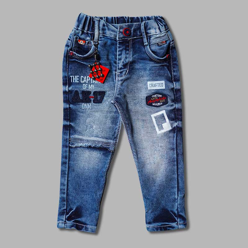 Jeans For Boys And Kids With Elastic Waist