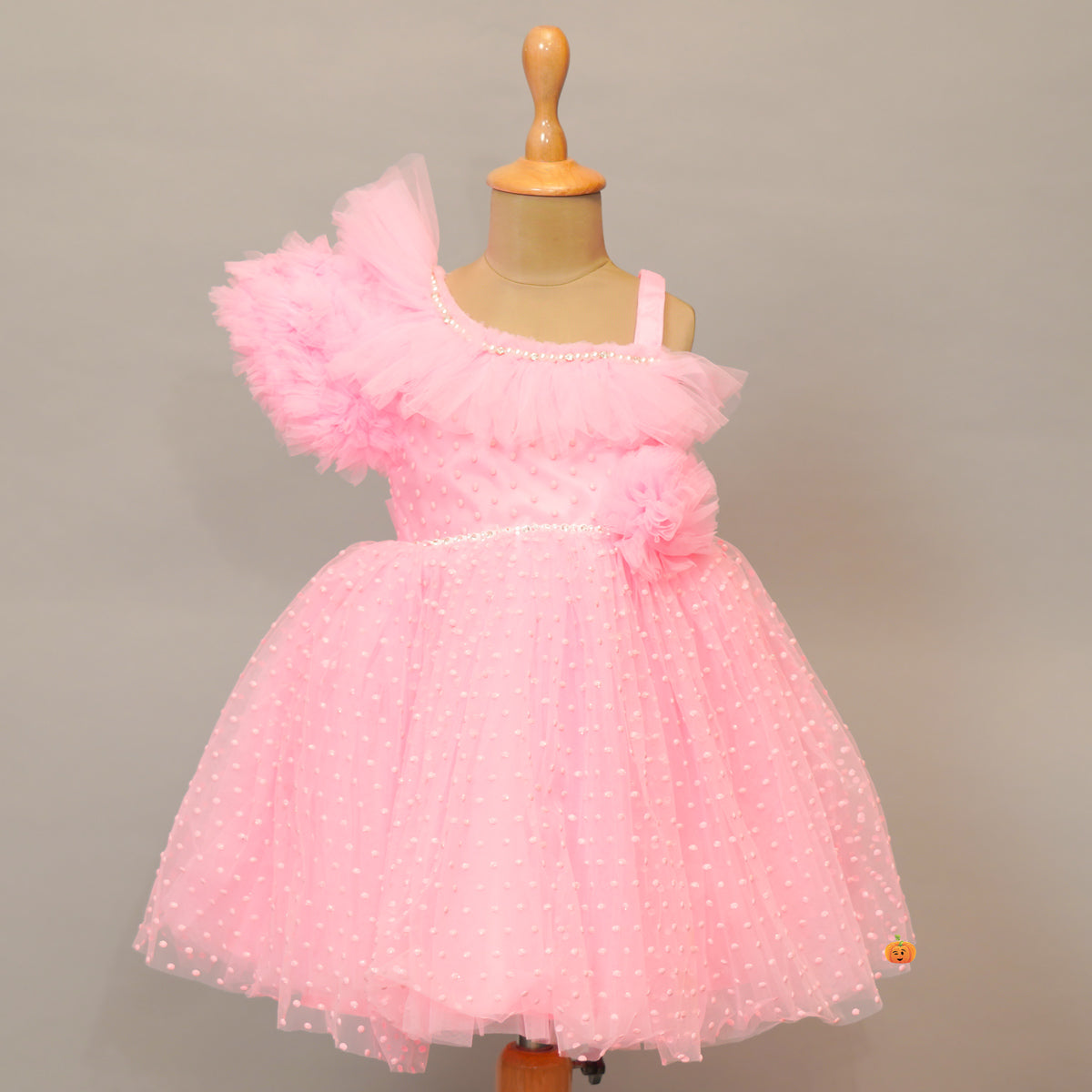 Pink Sequins Party Frock  Pink Chick