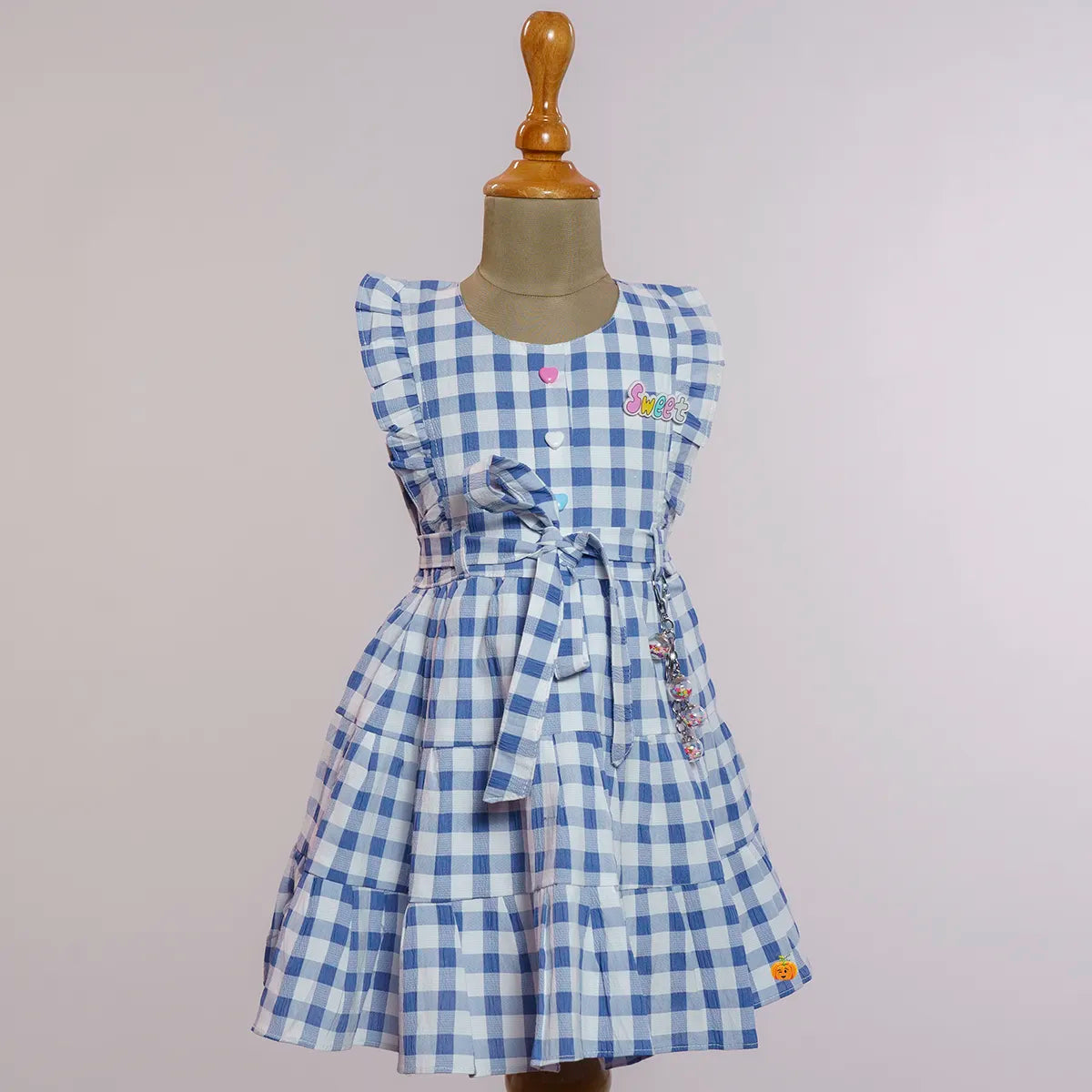 Buy online Multi Colored Checked Frock from girls for Women by Under  Fourteen Only for 999 at 0 off  2023 Limeroadcom