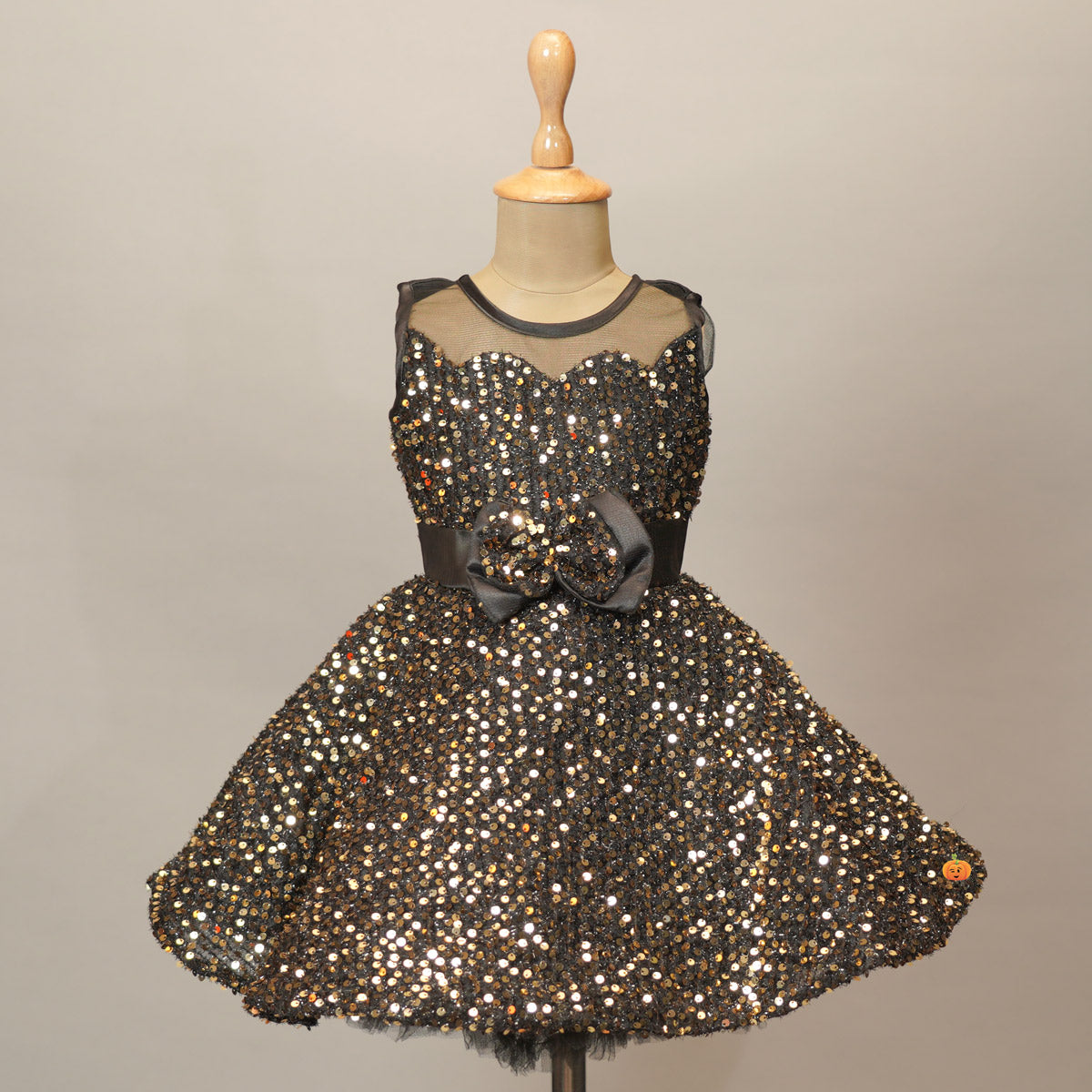 Kids Sequin Dress for Girls | Sleeveless Night Party Shimmer Dress