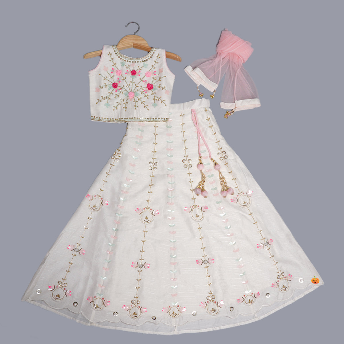Attractive Navy Blue Lehenga Choli For Wedding | Indian dresses for kids,  Kids party wear dresses, Lehenga for girls