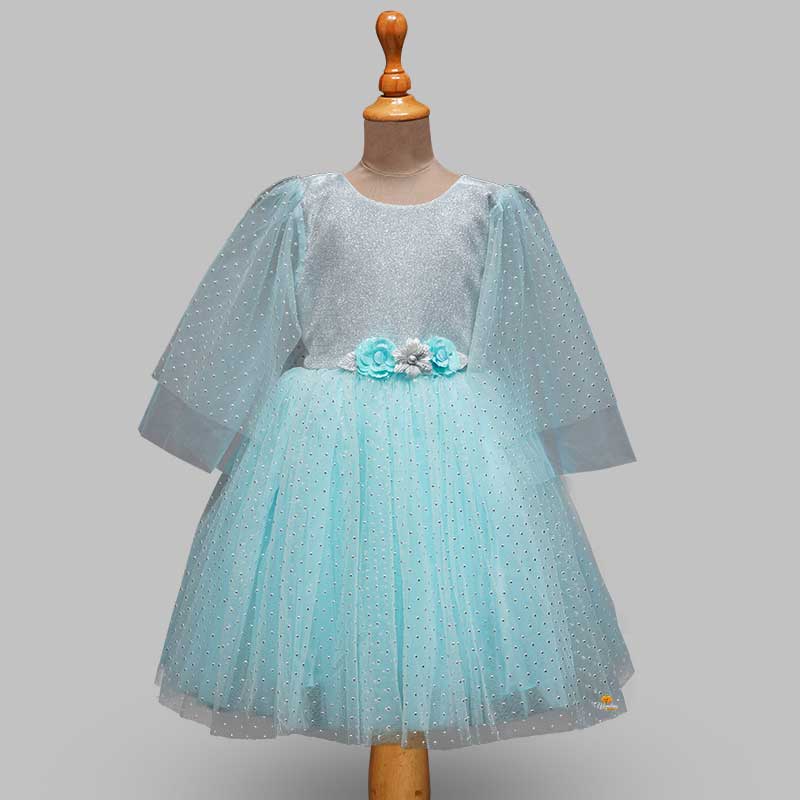 Buy Sky Blue Frock for Girls – Mumkins