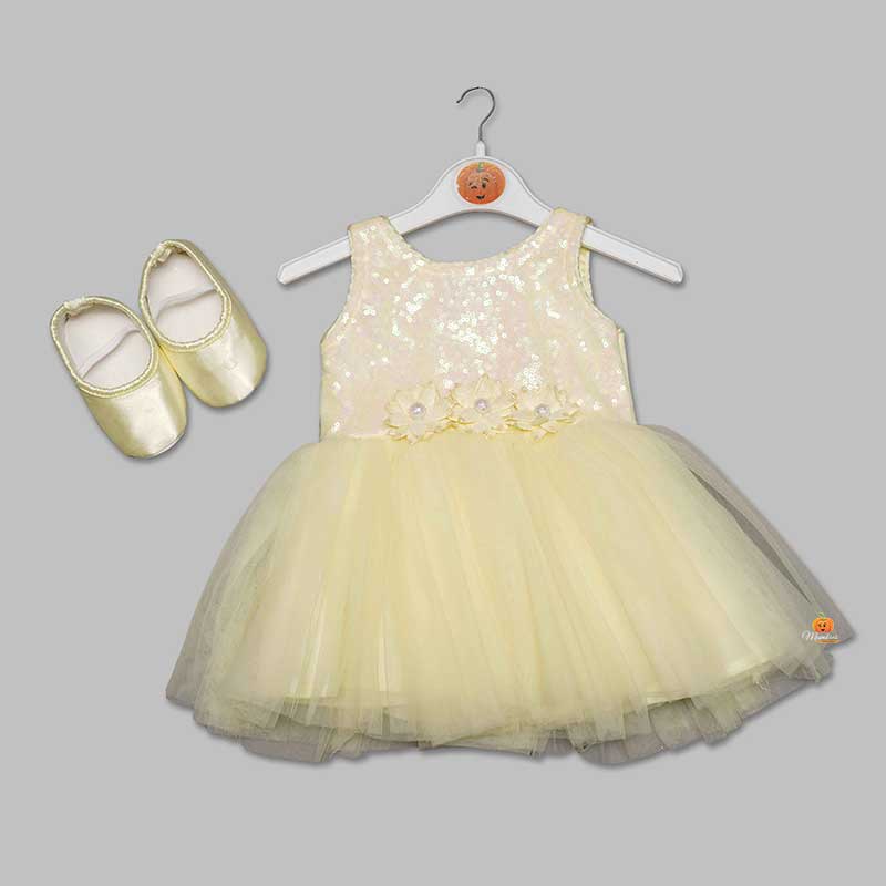 Buy KIDS PARYANIS Baby Girl's Designer Frock Dress with Soft Net Sleevless  Rainbow Colour Frock Size 3 Months Up to 2 Year (3-6 Months) at Amazon.in