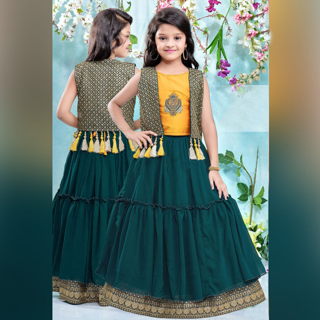 Lovely Kids Lehenga Blouse For One Year Old – Siri Collections