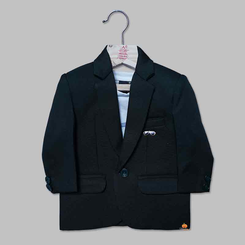Boys Blazers Kids Casual 2 Buttons Front Notched Lapel Suit Jackets School  Uniform For 4 year size kids