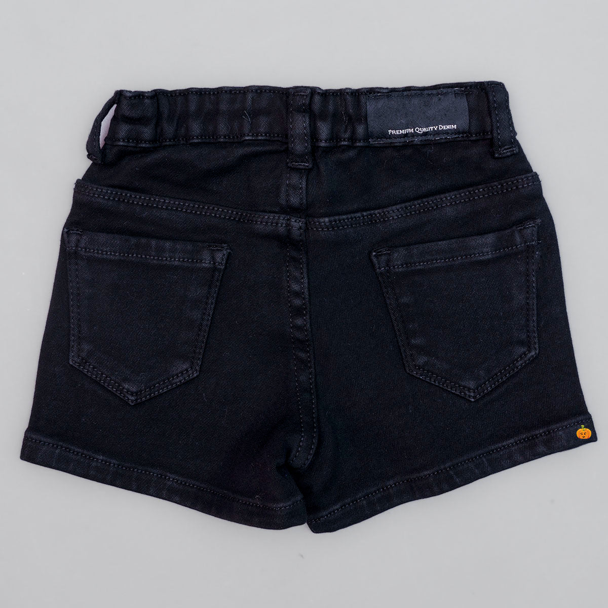 Buy SweatyRocks Women's High Waist Denim Shorts Straight Leg Raw Hem Jean  Shorts Summer Hot Pants with Pockets, Black, Small at Amazon.in