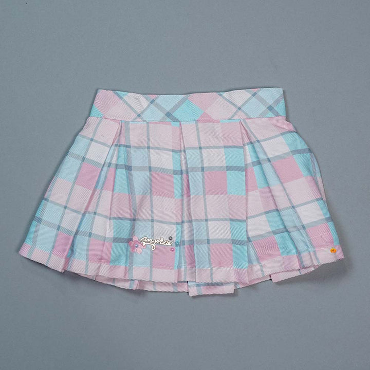 stylish skirt and top for kids 