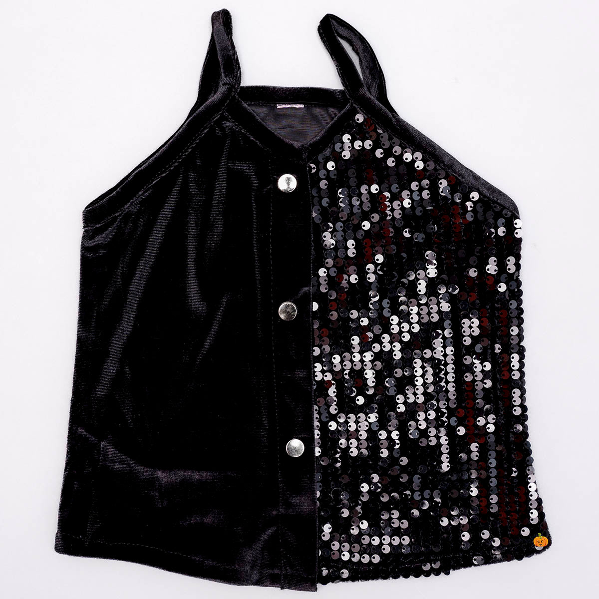 Black sequin top store girls