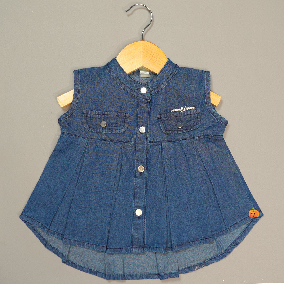Blue Party Wear Kids White Top With Denim Jacket and Denim Pant Set at Rs  280/piece in Kolkata
