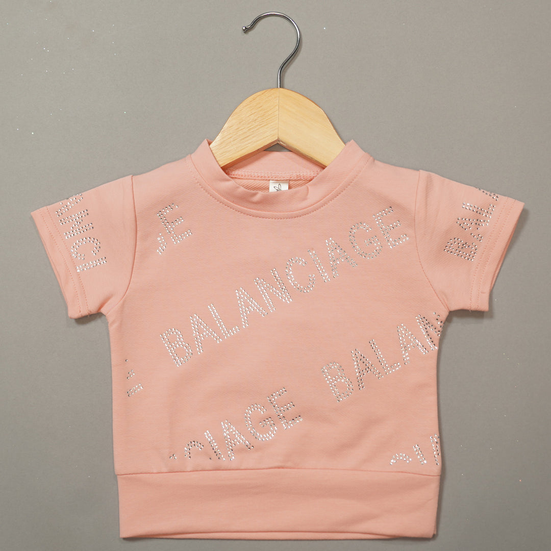 Typography Print Top For Kids