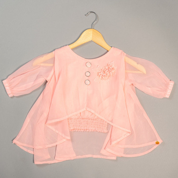 Plain Design Top for Kids Front View