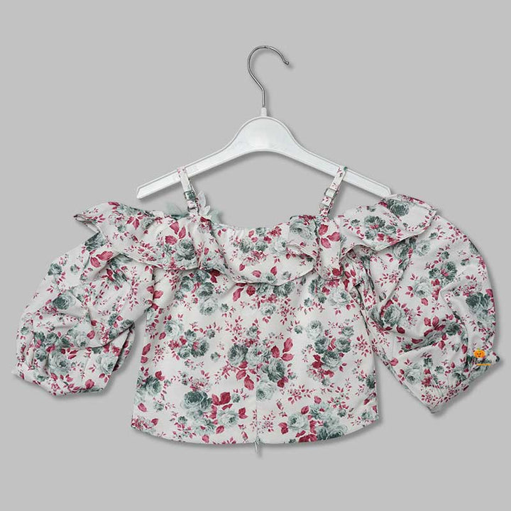 Half Sleeves Plazo Suit for Kid Girls